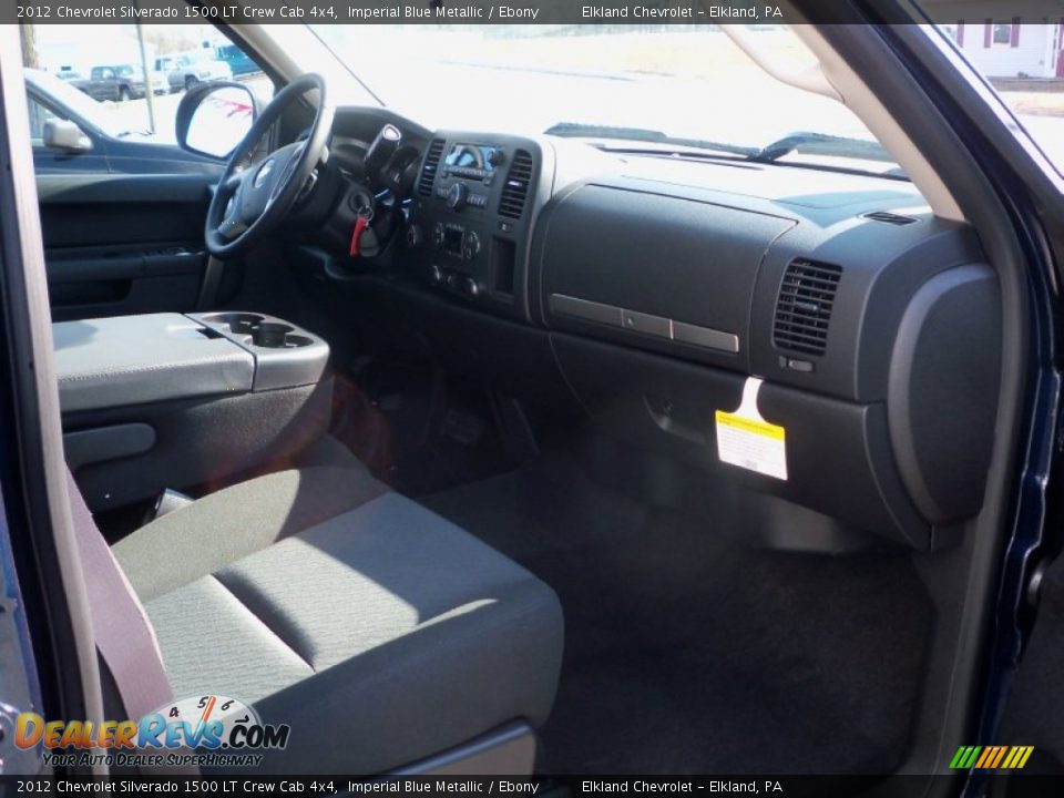 2012 Chevrolet Silverado 1500 LT Crew Cab 4x4 Imperial Blue Metallic / Ebony Photo #21
