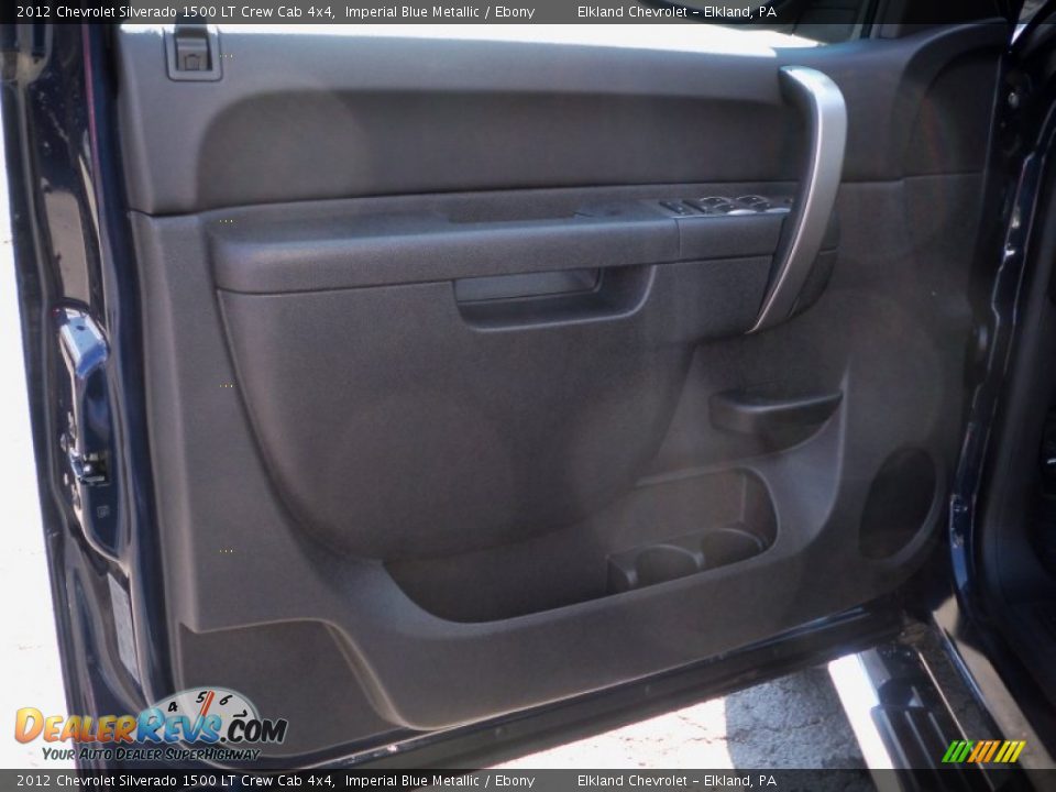 2012 Chevrolet Silverado 1500 LT Crew Cab 4x4 Imperial Blue Metallic / Ebony Photo #22