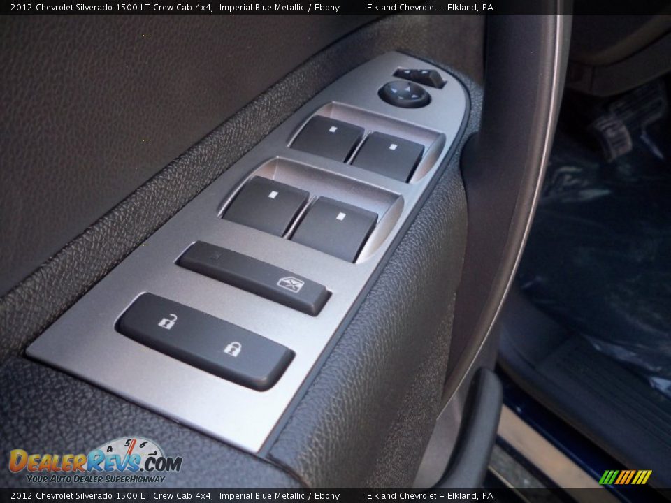 2012 Chevrolet Silverado 1500 LT Crew Cab 4x4 Imperial Blue Metallic / Ebony Photo #25