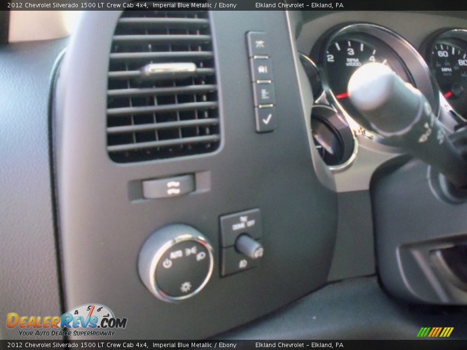 2012 Chevrolet Silverado 1500 LT Crew Cab 4x4 Imperial Blue Metallic / Ebony Photo #27