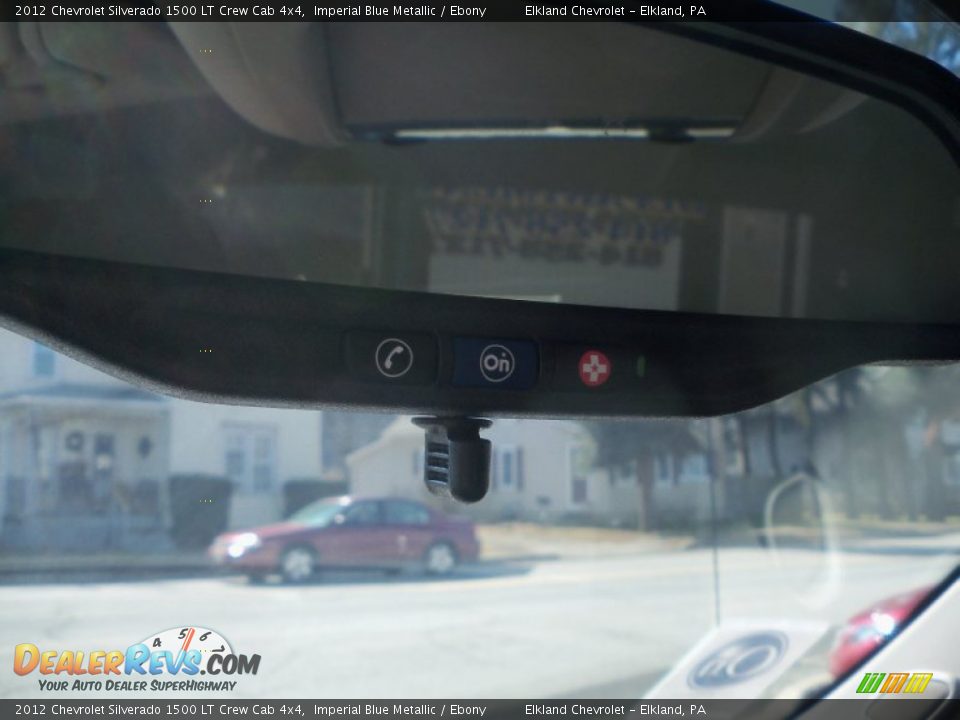 2012 Chevrolet Silverado 1500 LT Crew Cab 4x4 Imperial Blue Metallic / Ebony Photo #30