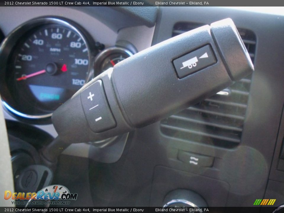 2012 Chevrolet Silverado 1500 LT Crew Cab 4x4 Imperial Blue Metallic / Ebony Photo #32