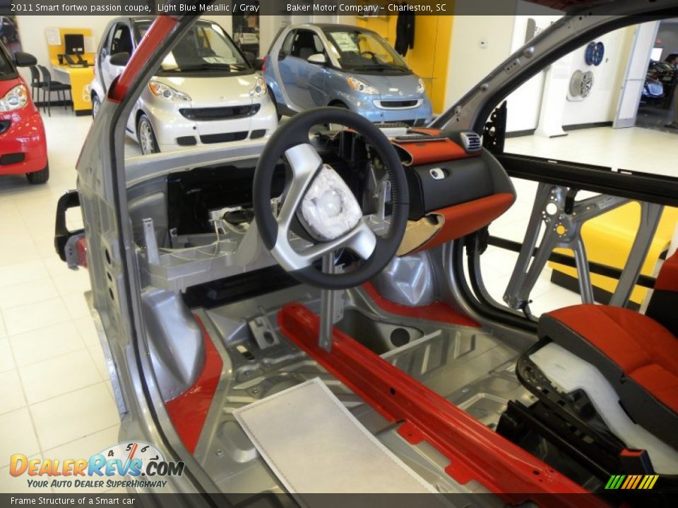 Frame Structure of a Smart car - 2011 Smart fortwo