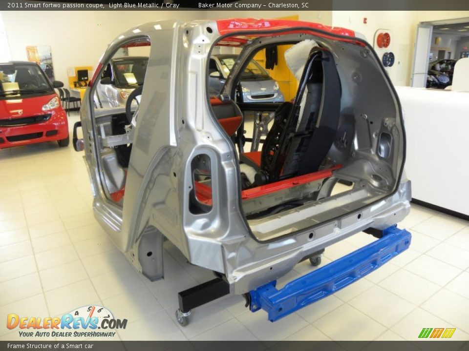 Frame Structure of a Smart car - 2011 Smart fortwo