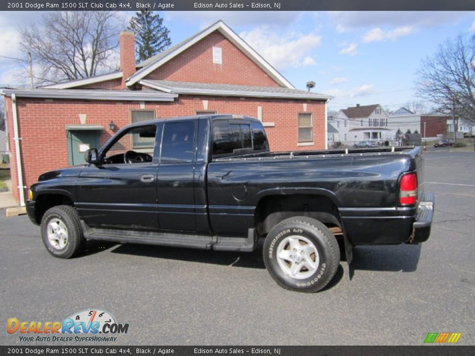 2001 Dodge Ram 1500 SLT Club Cab 4x4 Black / Agate Photo #4