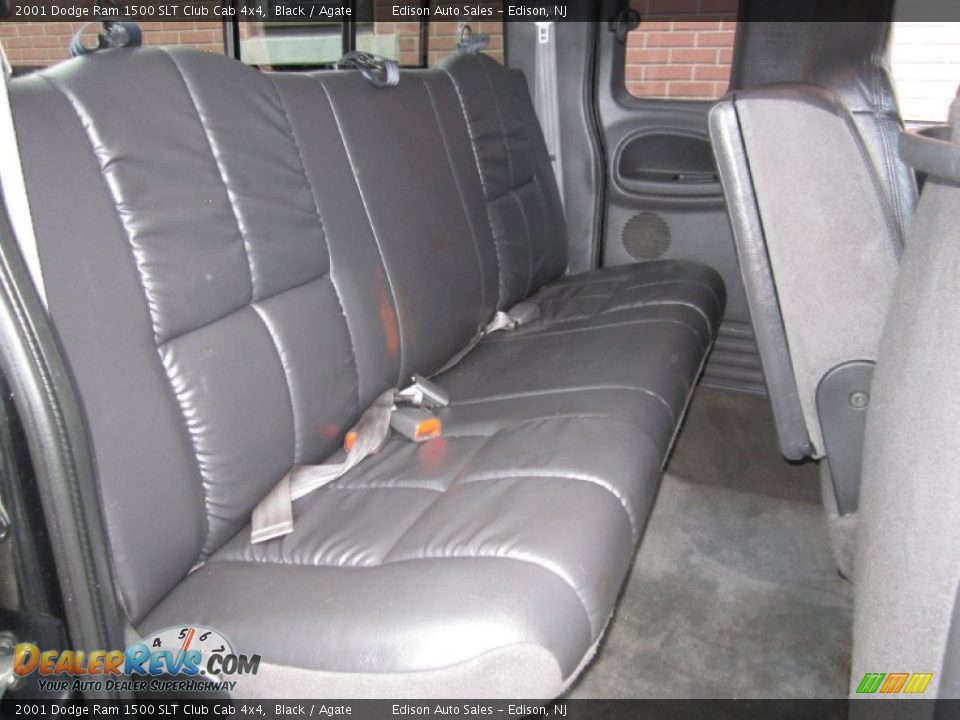 2001 Dodge Ram 1500 SLT Club Cab 4x4 Black / Agate Photo #20
