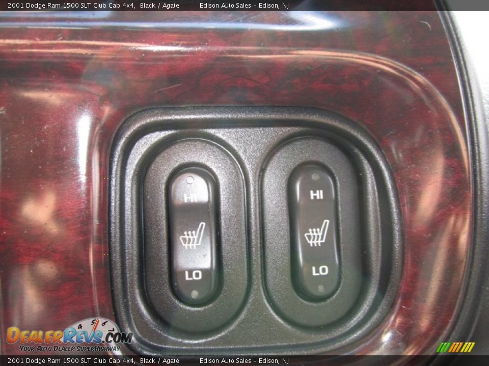 2001 Dodge Ram 1500 SLT Club Cab 4x4 Black / Agate Photo #22