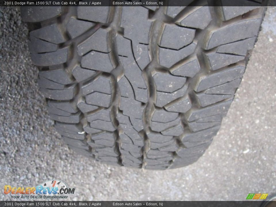 2001 Dodge Ram 1500 SLT Club Cab 4x4 Black / Agate Photo #33