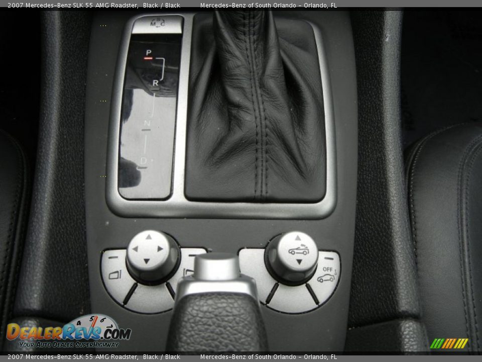 2007 Mercedes-Benz SLK 55 AMG Roadster Black / Black Photo #27