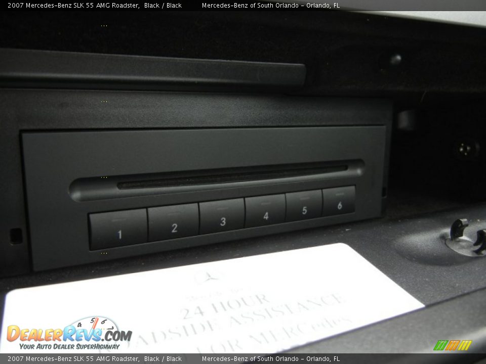 2007 Mercedes-Benz SLK 55 AMG Roadster Black / Black Photo #28