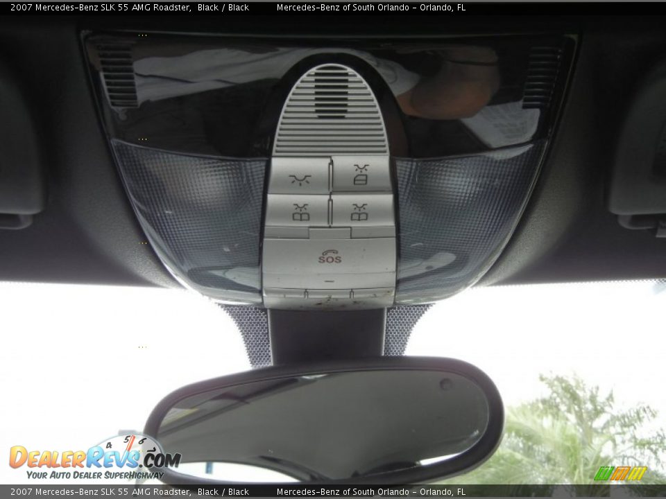 2007 Mercedes-Benz SLK 55 AMG Roadster Black / Black Photo #29