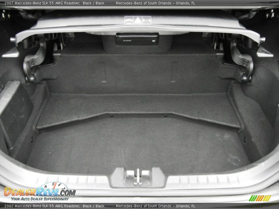 2007 Mercedes-Benz SLK 55 AMG Roadster Black / Black Photo #31