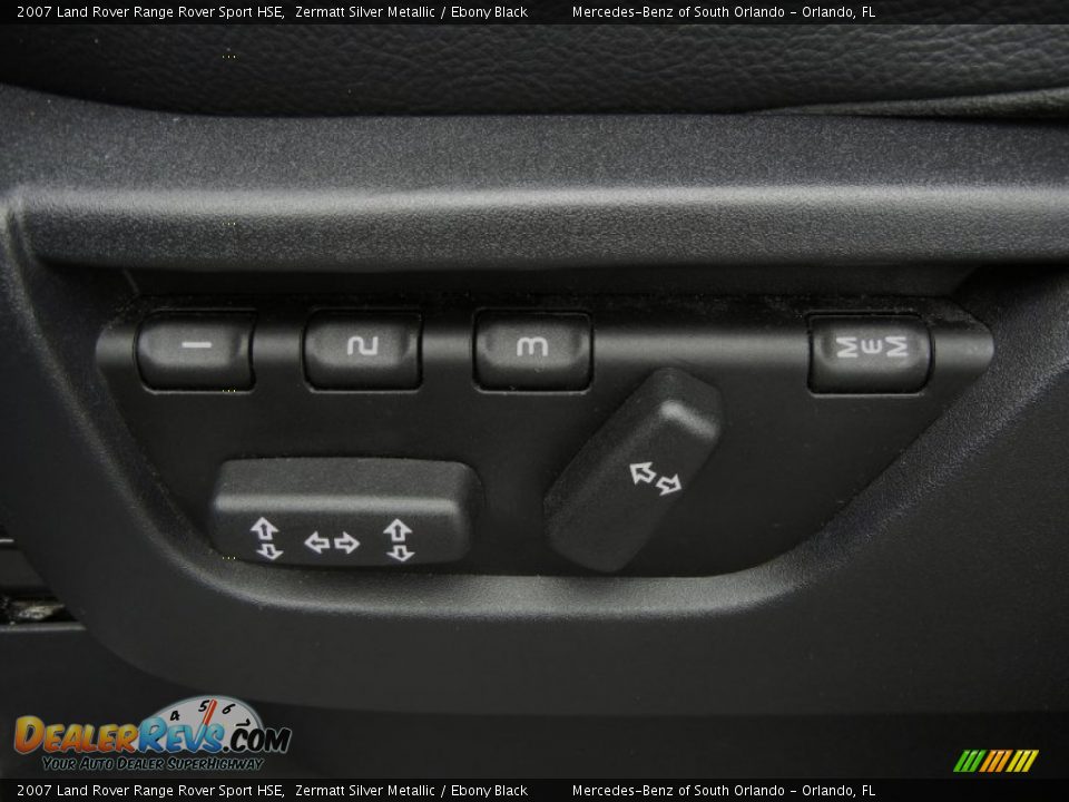 2007 Land Rover Range Rover Sport HSE Zermatt Silver Metallic / Ebony Black Photo #14