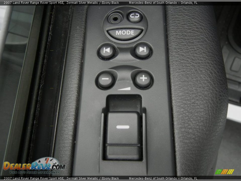 2007 Land Rover Range Rover Sport HSE Zermatt Silver Metallic / Ebony Black Photo #18