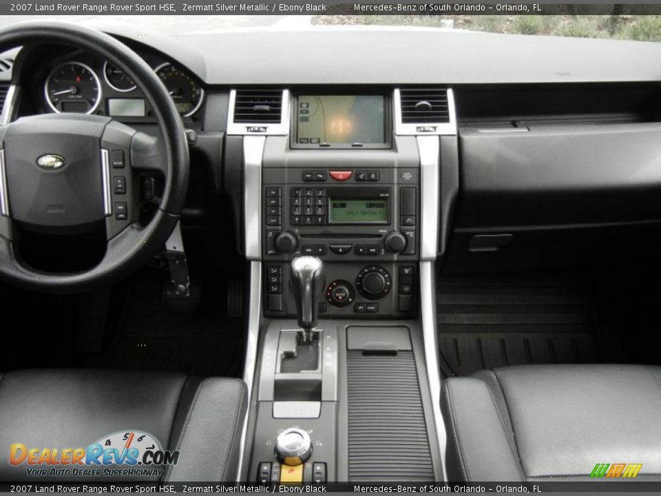 2007 Land Rover Range Rover Sport HSE Zermatt Silver Metallic / Ebony Black Photo #22