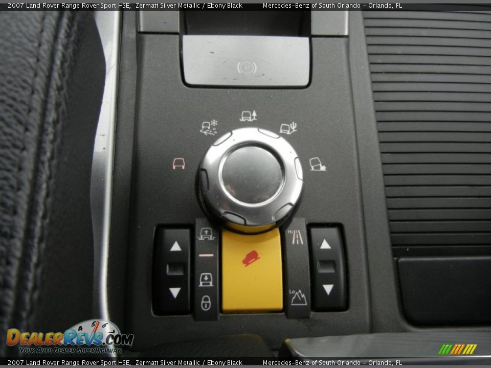 2007 Land Rover Range Rover Sport HSE Zermatt Silver Metallic / Ebony Black Photo #28