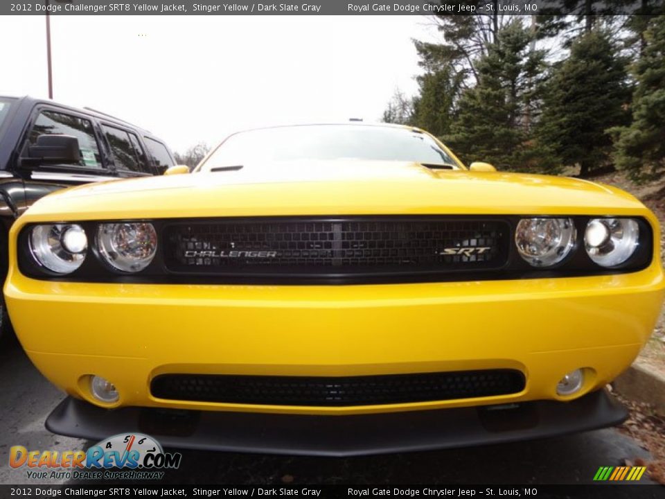 2012 Dodge Challenger SRT8 Yellow Jacket Stinger Yellow / Dark Slate Gray Photo #3
