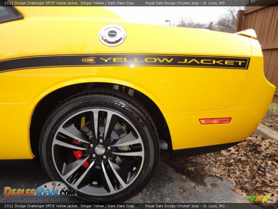 2012 Dodge Challenger SRT8 Yellow Jacket Stinger Yellow / Dark Slate Gray Photo #10