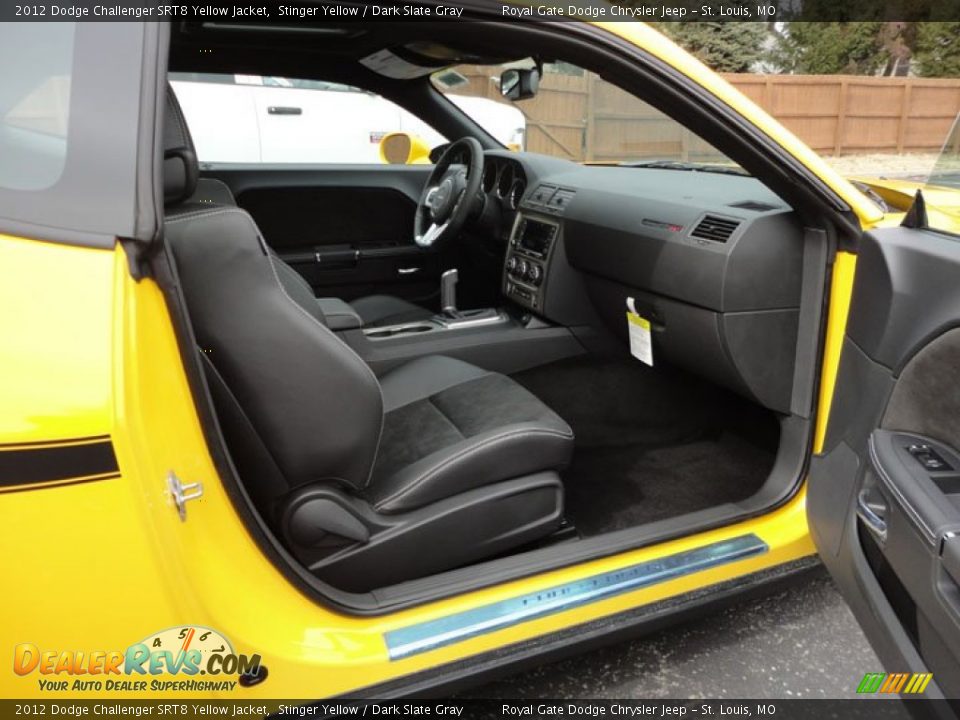 2012 Dodge Challenger SRT8 Yellow Jacket Stinger Yellow / Dark Slate Gray Photo #16
