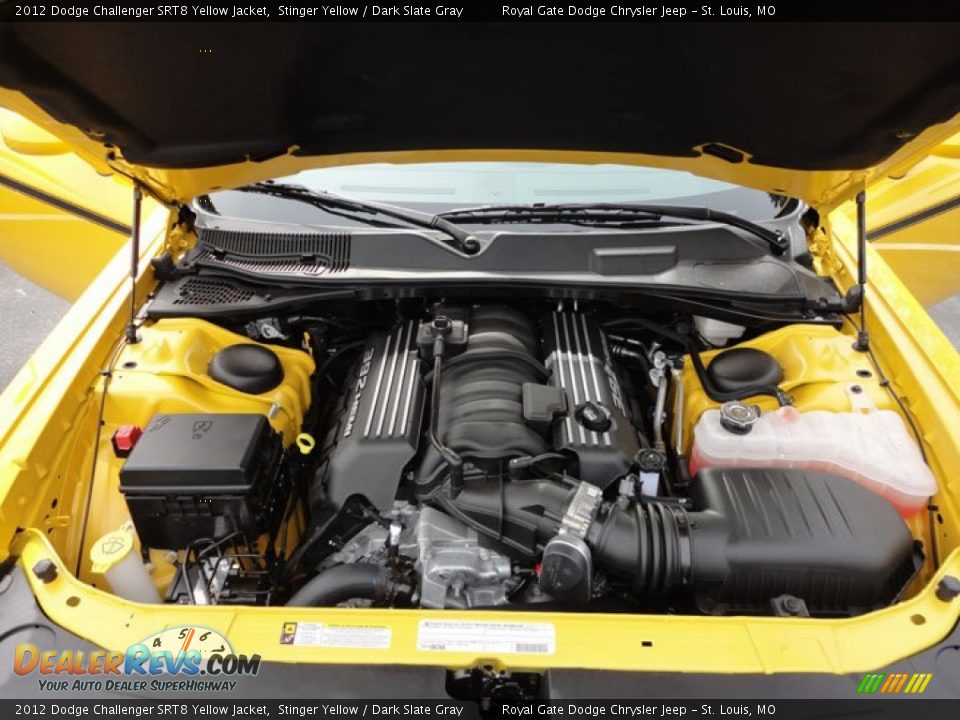 2012 Dodge Challenger SRT8 Yellow Jacket 6.4 Liter SRT HEMI OHV 16-Valve MDS V8 Engine Photo #20