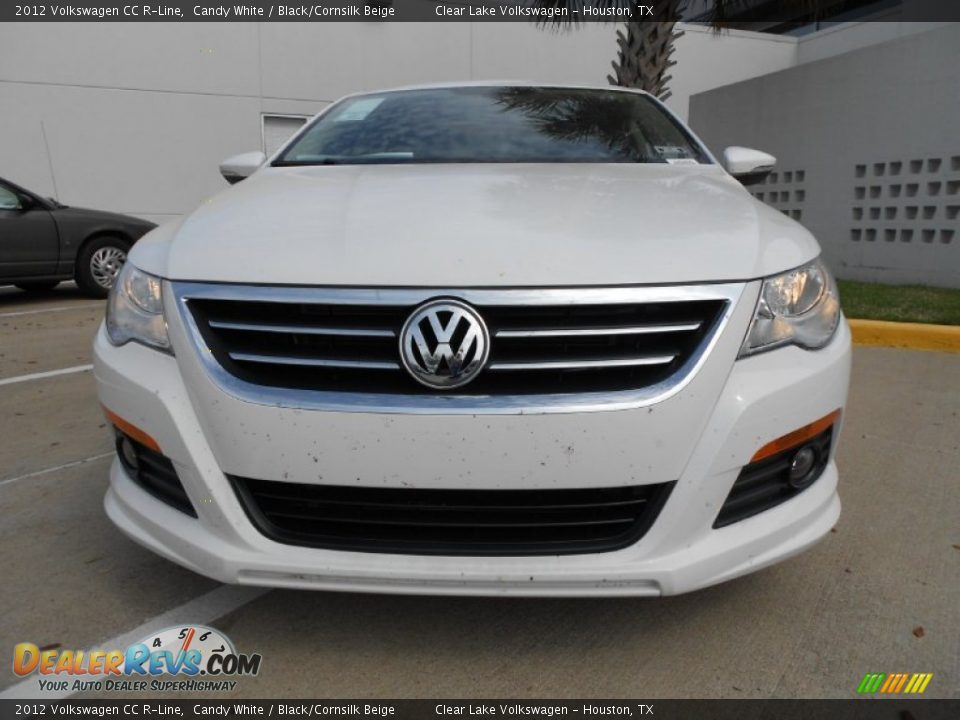 2012 Volkswagen CC R-Line Candy White / Black/Cornsilk Beige Photo #2