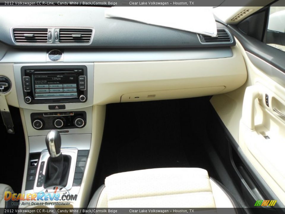 2012 Volkswagen CC R-Line Candy White / Black/Cornsilk Beige Photo #15