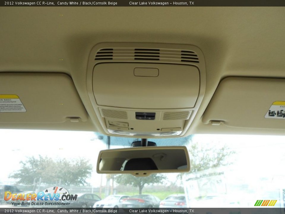2012 Volkswagen CC R-Line Candy White / Black/Cornsilk Beige Photo #19