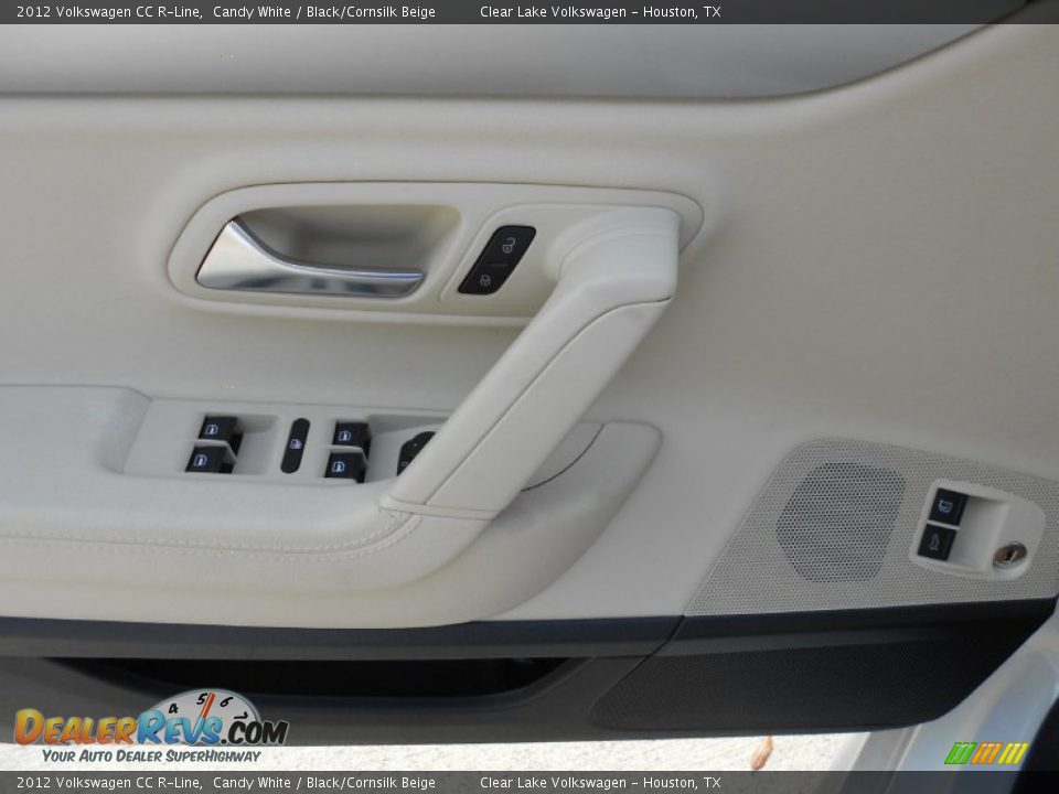 2012 Volkswagen CC R-Line Candy White / Black/Cornsilk Beige Photo #22