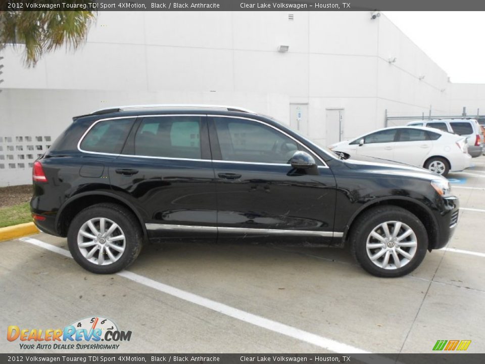 2012 Volkswagen Touareg TDI Sport 4XMotion Black / Black Anthracite Photo #8