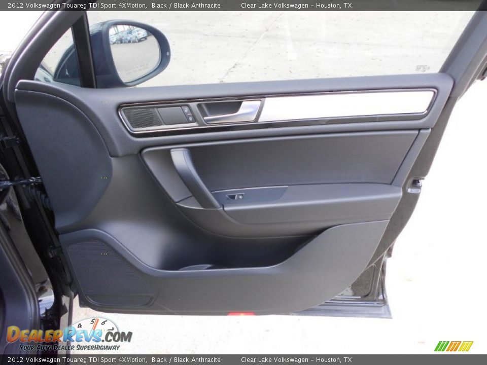 2012 Volkswagen Touareg TDI Sport 4XMotion Black / Black Anthracite Photo #12
