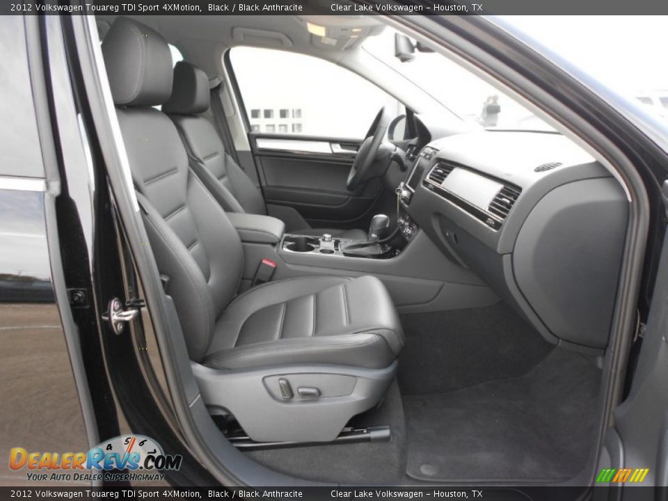 2012 Volkswagen Touareg TDI Sport 4XMotion Black / Black Anthracite Photo #13