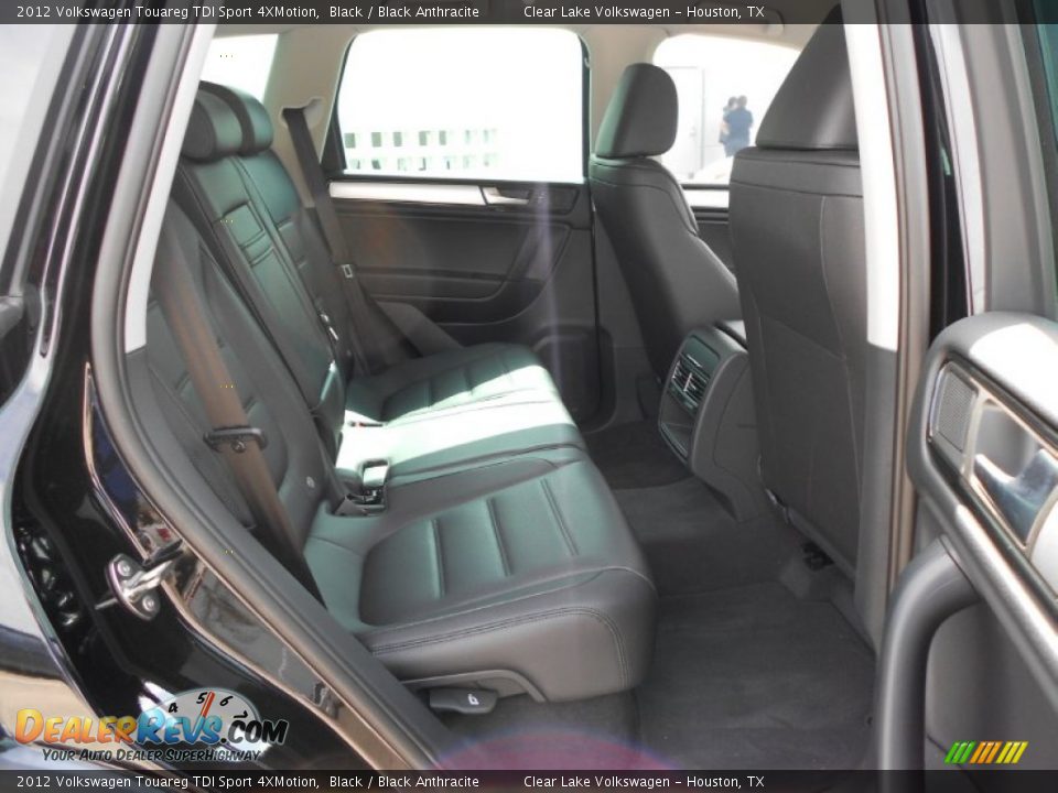 2012 Volkswagen Touareg TDI Sport 4XMotion Black / Black Anthracite Photo #14