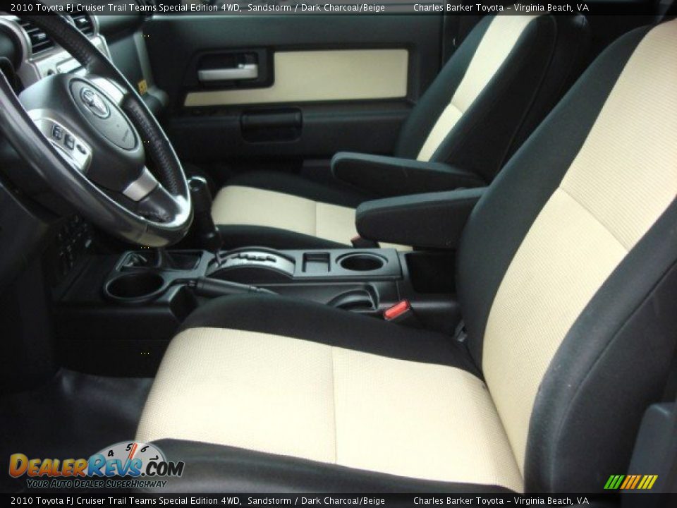 Dark Charcoal/Beige Interior - 2010 Toyota FJ Cruiser Trail Teams Special Edition 4WD Photo #9