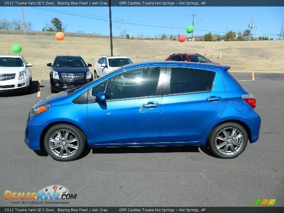 blazing blue pearl toyota yaris #4