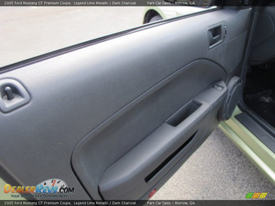 2005 Ford Mustang GT Premium Coupe Legend Lime Metallic / Dark Charcoal Photo #8