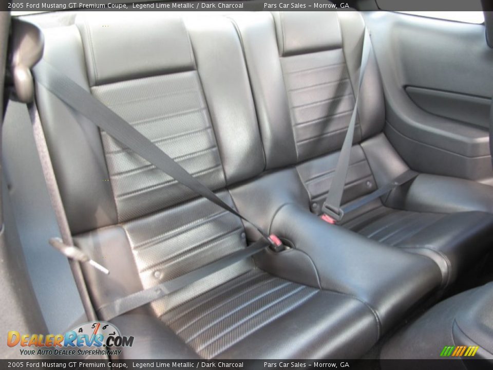 Rear Seat of 2005 Ford Mustang GT Premium Coupe Photo #9