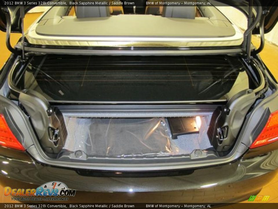 2012 BMW 3 Series 328i Convertible Black Sapphire Metallic / Saddle Brown Photo #6