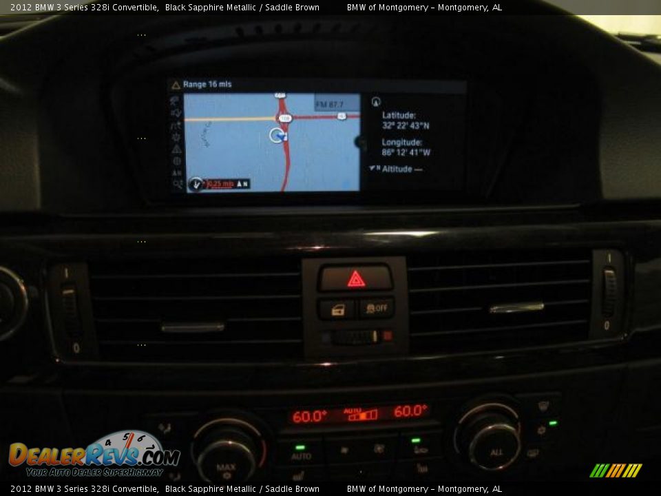 2012 BMW 3 Series 328i Convertible Black Sapphire Metallic / Saddle Brown Photo #11