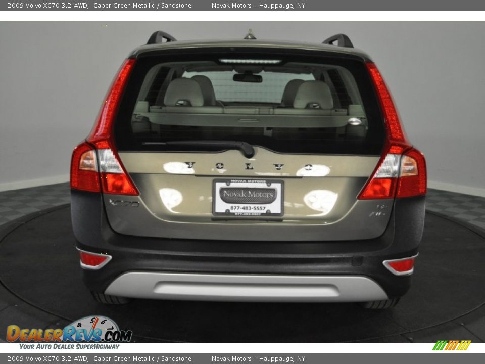 2009 Volvo XC70 3.2 AWD Caper Green Metallic / Sandstone Photo #4