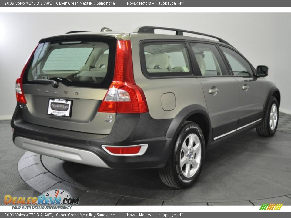 2009 Volvo XC70 3.2 AWD Caper Green Metallic / Sandstone Photo #5