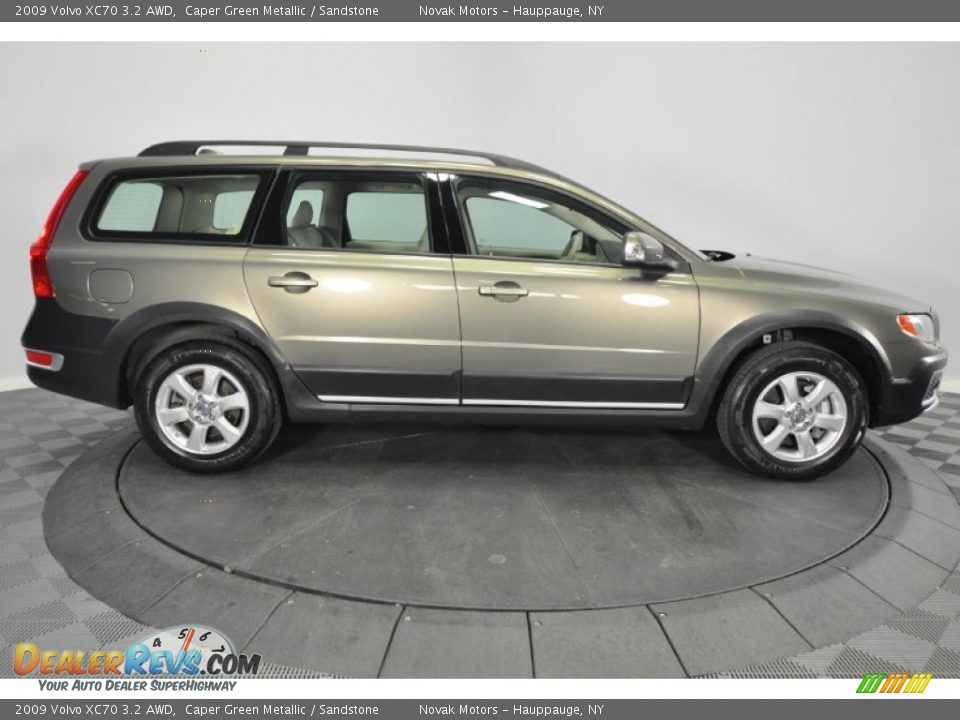 2009 Volvo XC70 3.2 AWD Caper Green Metallic / Sandstone Photo #6