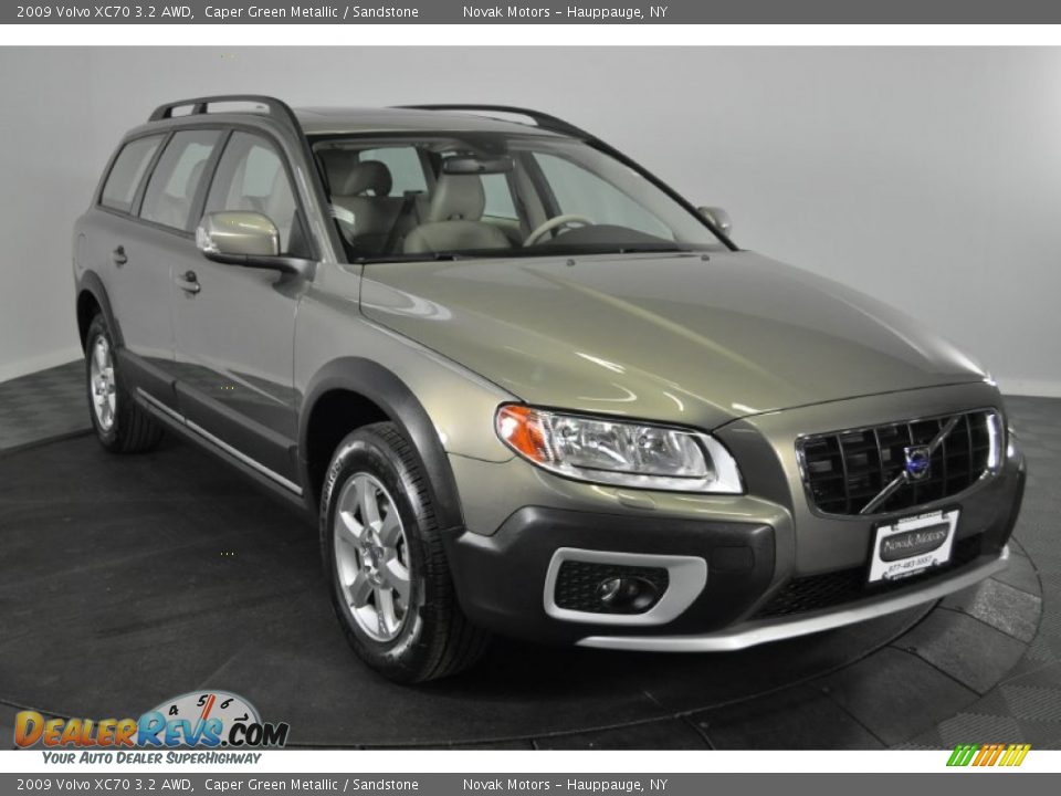 2009 Volvo XC70 3.2 AWD Caper Green Metallic / Sandstone Photo #7