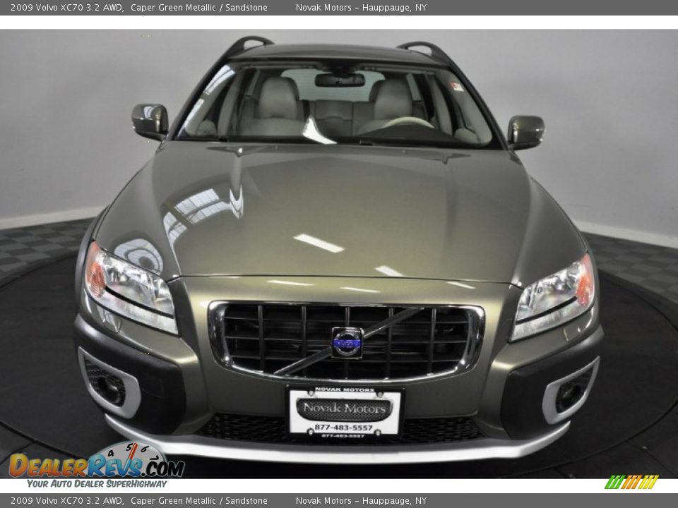 2009 Volvo XC70 3.2 AWD Caper Green Metallic / Sandstone Photo #8