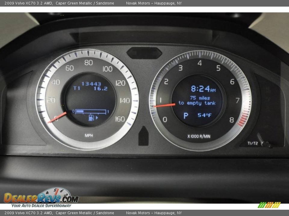 2009 Volvo XC70 3.2 AWD Caper Green Metallic / Sandstone Photo #34