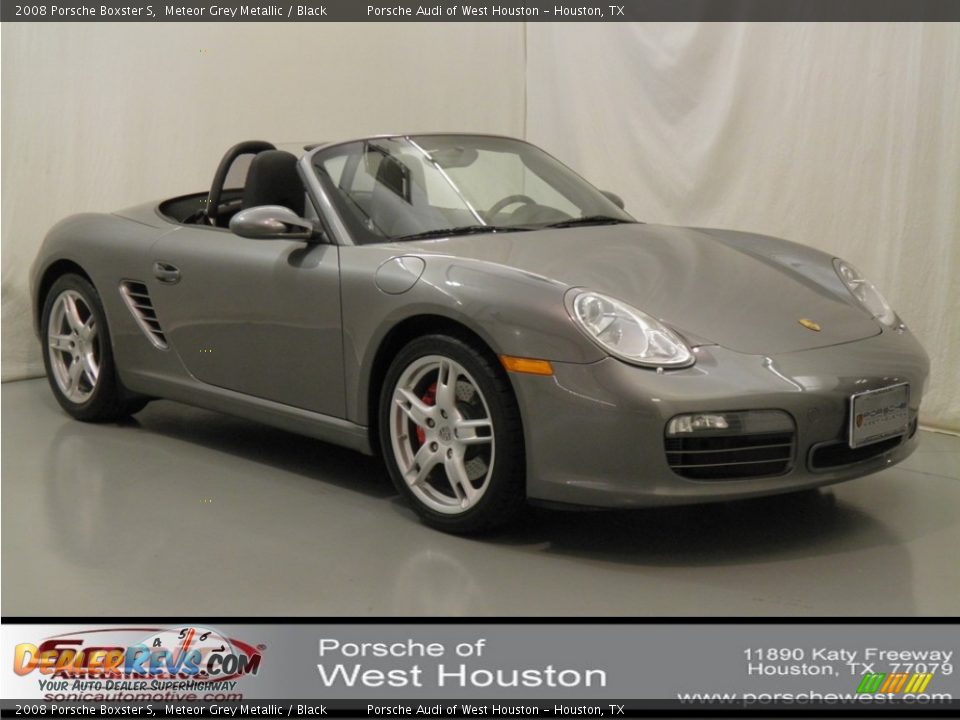 2008 Porsche Boxster S Meteor Grey Metallic / Black Photo #1