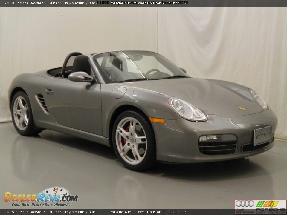 2008 Porsche Boxster S Meteor Grey Metallic / Black Photo #3