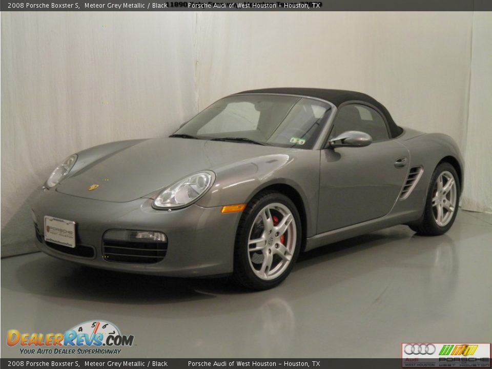 2008 Porsche Boxster S Meteor Grey Metallic / Black Photo #4