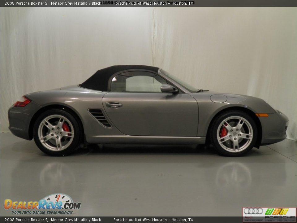 2008 Porsche Boxster S Meteor Grey Metallic / Black Photo #6