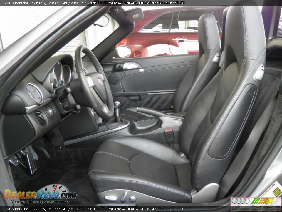 2008 Porsche Boxster S Meteor Grey Metallic / Black Photo #7