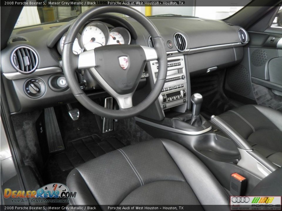 2008 Porsche Boxster S Meteor Grey Metallic / Black Photo #8